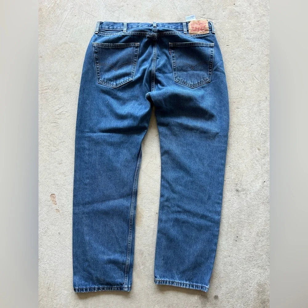 Men’s Straight Leg 505 Jeans Medium Wash Waist 38 Levi’s Workwear Durable